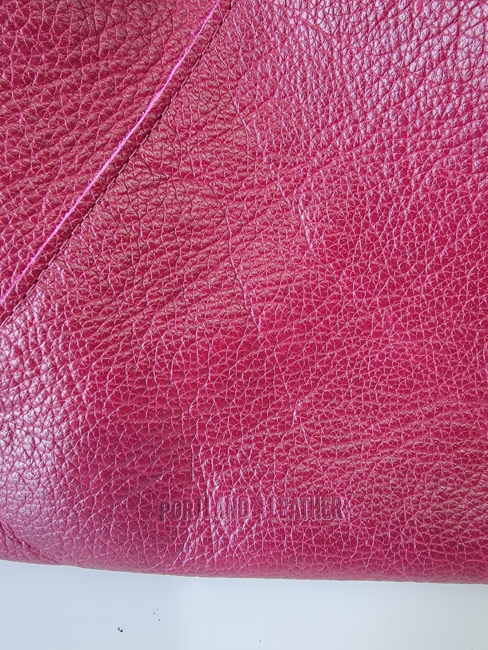 Portland Leather Goods Naomi Shoulder Bag - Large - Orchid Pebble Leather - Picture 3 of 5